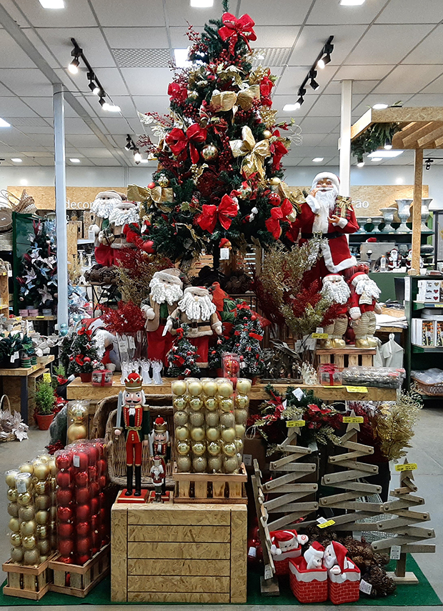 CEAFLOR comemora a proximidade do Natal com ampla oferta de flores,  plantas, acessórios e itens de decoração